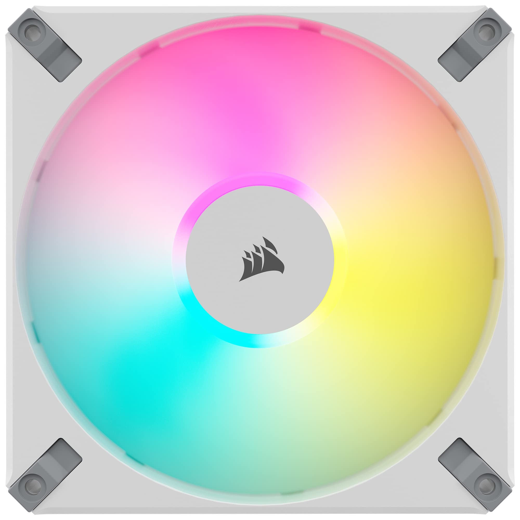 Amazon | CORSAIR AF140 RGB ELITE WHITE Dual Pack with Lighting